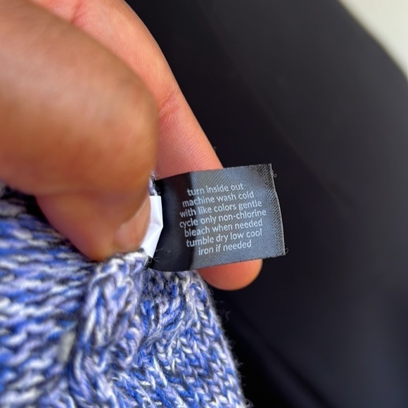 Lane Bryant open front marked over piece duster blue cardigan 10/12 - Picture 15 of 15